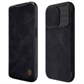 Etui z Klapką Nillkin Qin Pro do iPhone 15 Pro Max - Czerń