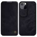 Etui z Klapką Nillkin Qin Pro do iPhone 13 - Czerń