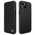 Etui z Klapką Nillkin Qin Pro do Samsung Galaxy S22 5G - Czerń
