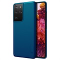 Etui Nillkin Super Frosted Shield do Samsung Galaxy S21 Ultra 5G - Błękit