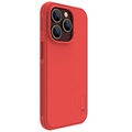 iPhone 14 Pro Etui Nillkin Super Frosted Shield Pro - Czerwień