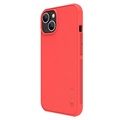 iPhone 14 Hybrydowe Etui Nillkin Super Frosted Shield Pro - Czerwień