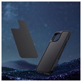 Etui Nilkin Synthetic z Włóknem Węglowym do iPhone 13 Mini - Czarne