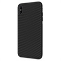Etui Nilkin Synthetic z Włóknem Węglowym do iPhone XS Max - Czarne