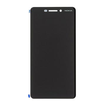 Wyświetlacz LCD do telefonu Nokia 6.1 - Czerń