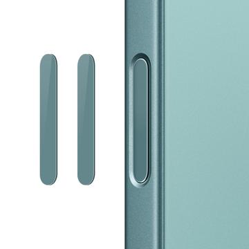 Northjo Szkło hartowane na przycisk sterowania kamerą dla iPhone 16 Pro/16 Pro Max/16/16 Plus - 2 szt. - Teal