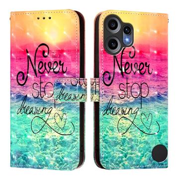 Nothing CMF Phone 2 Pro Etui z Portfelem z Serii Wonder - Nigdy nie przestawaj marzyć