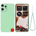 Nothing CMF Phone 2 Pro Etui z płynnego silikonu z paskiem na rękę - Zielony