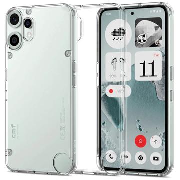 Nothing CMF Phone 2 Pro Tech-Protect Flexair Hybrydowe Etui - Transparentny
