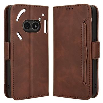 Nothing Phone (2a)/(2a) Plus Etui-Portfel Seria Cardholder - Brąz
