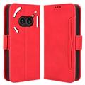 Nothing Phone (2a)/(2a) Plus Etui-Portfel Seria Cardholder - Czerwień