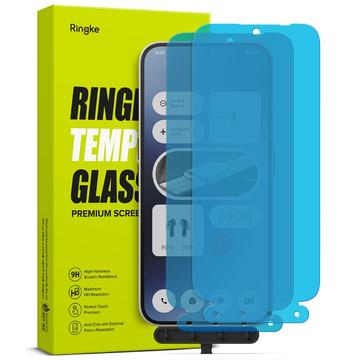 Nothing Phone (2a) Ringke TG Ochraniacz Ekranu ze Szkła Hartowanego - Case Friendly - Przezroczysty