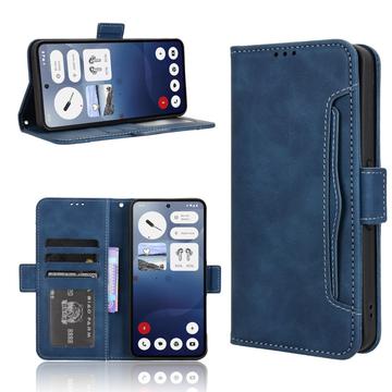 Nothing Phone (3a) Etui z portfelem na karty - niebieskie