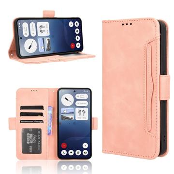 Nothing Phone (3a) Etui portfelowe na kartę - różowe