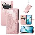 Etui z Portfelem z Serii Mandala do Nothing Phone (3a) - Różowe Złoto