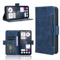 Nothing Phone (3a) Pro Etui z portfelem na karty - niebieskie