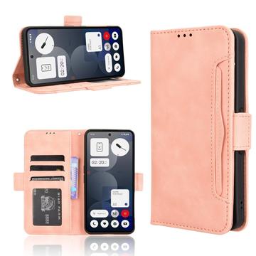 Nothing Phone (3a) Pro Etui portfelowe na kartę - różowe