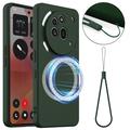 Nothing Phone (3a) Pro Etui z Płynnego Silikonu - kompatybilne z MagSafe - Ciemna Zieleń