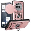 Nothing Phone (3a) Pro Hybrydowe Etui z Pierścieniem Obrotowym z Osłoną Aparatu