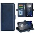 Nothing Phone (3a) Pro Etui portfelowe z magnetycznym zamknięciem - tekstura cielęca