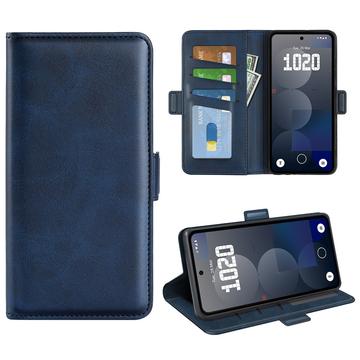 Nothing Phone (3a) Pro Etui portfelowe z magnetycznym zamknięciem - tekstura cielęca