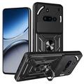 Nothing Phone (3a) Hybrydowe Etui z Pierścieniem Obrotowym z Osłoną Aparatu