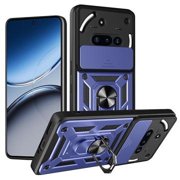 Nothing Phone (3a) Hybrydowe Etui z Pierścieniem Obrotowym z Osłoną Aparatu