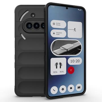 Nothing Phone (3a) Etui z TPU Rugged - Czerń