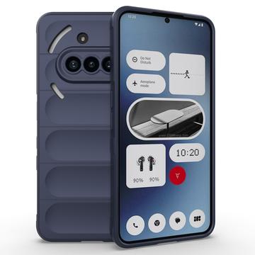 Nothing Phone (3a) Etui z TPU Rugged - Ciemnoniebieski