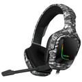 ONIKUMA K20 Camouflage Gaming Headset PS4 słuchawki z mikrofonem/podświetleniem - ciemnoszary
