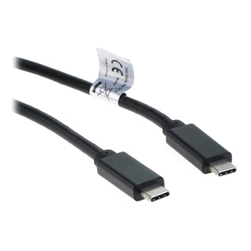 Kabel USB-C 3.1 Power Delivery OTB - 100W, 10Gbps, 1m - Czarny