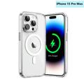 Okkes MagSafe Hybrydowe Etui do iPhone 15 Pro Max