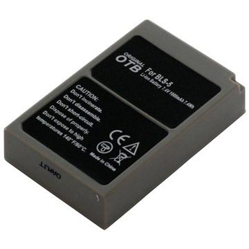 Bateria Olympus BLS-5 - OM-D E-M10, Stylus 1, E-PL7 - 1000 mAh