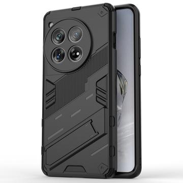 OnePlus 12 Etui Hybrydowe z Podpórką Serii Armor - Czerń