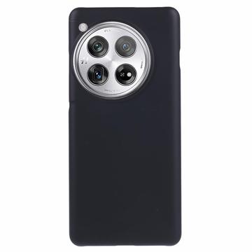 OnePlus 12 Gumowane Etui z Tworzywa - Czarne