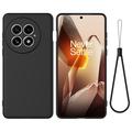OnePlus 13 Etui z płynnego silikonu z paskiem na rękę