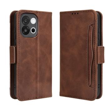 Etui portfelowe na karty OnePlus 13T/13s - brązowe