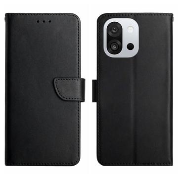 OnePlus 13T Skórzane Etui-portfel z Podpórką - Czarne