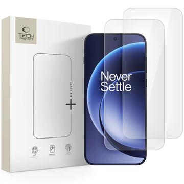 Hartowane szkło ochronne na ekran OnePlus 15 Tech-Protect Glass Fit+ - 2 szt. - Przezroczysty