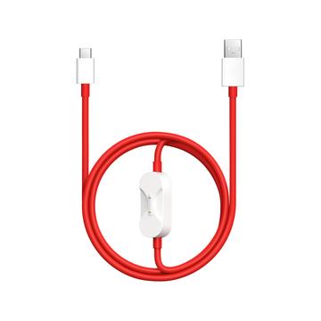 Kabel OnePlus 2-w-1 SUPERVOOC 5461100665 - 1.2m - czerwony