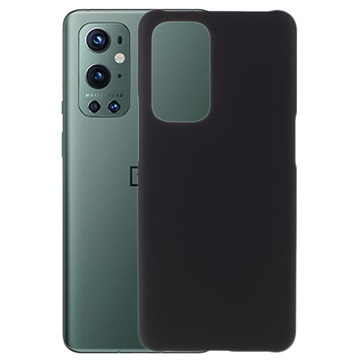 Gumowane Etui z Tworzywa do OnePlus 9 Pro - Czarne