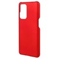 Gumowane Etui z Tworzywa do OnePlus 9 - Czerwień