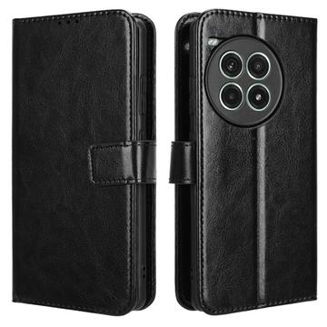 OnePlus Ace 3 Pro Etui portfelowe z magnetycznym zamknięciem - czarny
