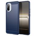 OnePlus Ace 5 Racing/Nord CE5 Szczotkowane Etui z TPU - Włókno Węglowe
