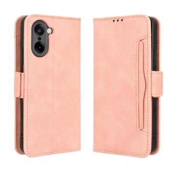 OnePlus Ace 5 Racing/Nord CE5 Etui portfelowe na kartę - różowe