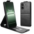 OnePlus Ace 5 Racing/Nord CE5 Etui z klapką pionową i podstawką - czarny