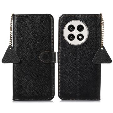 OnePlus Ace 5/5 Pro/13R Skórzane Etui z Portfelem z RFID - Czarne
