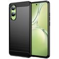 OnePlus Nord CE4 Lite/Oppo K12x Szczotkowane Etui z TPU - Włókno Węglowe