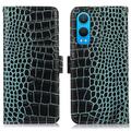 OnePlus Nord CE4 Lite/Oppo K12x Skórzane Etui z Portfelem Crocodile z RFID