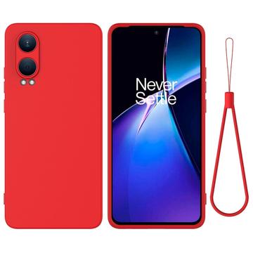OnePlus Nord CE4 Lite/Oppo K12x Etui z Płynnego Silikonu - Czerwień